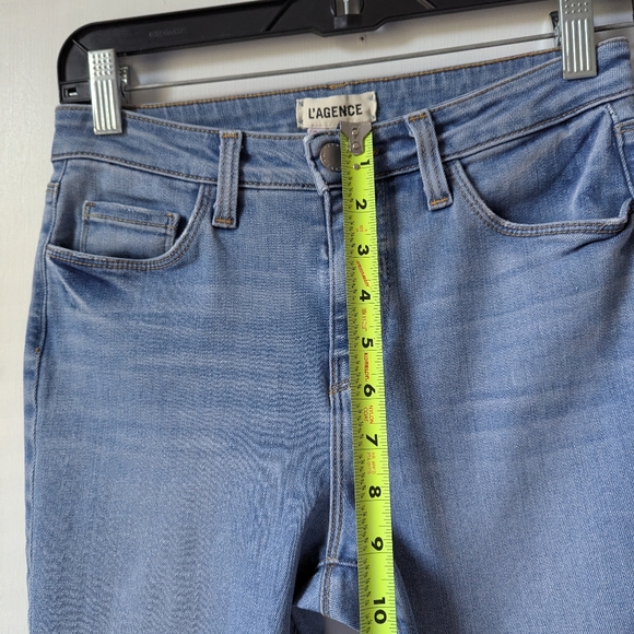 L'Agence Marguerite High Rise Skinny Jeans Size 26 Cascade Wash Stretch Denim - Picture 6 of 10